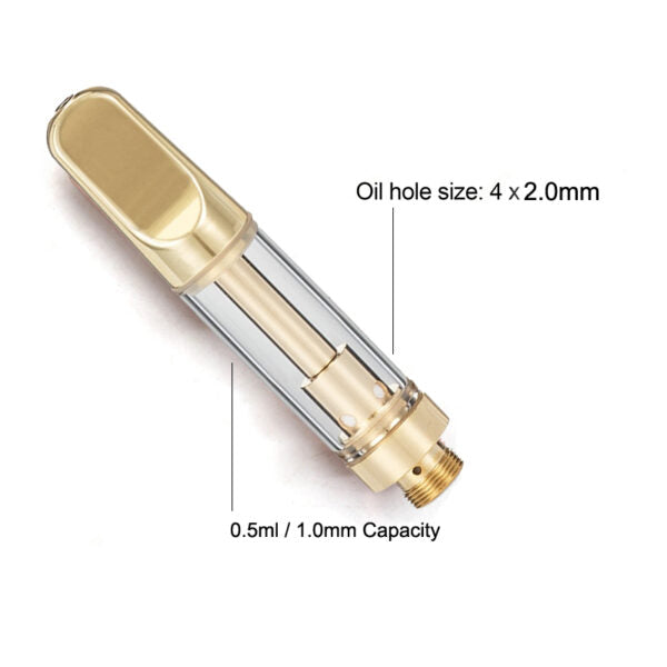 Gold Metal CCELL Ceramic Cartridge (0.5ML)